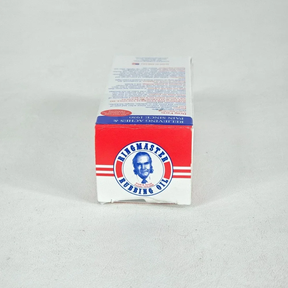 Ringmaster Rubbing Oil 1 OZ Bottle Pain Relief Arthritis USA Made Free Shipping